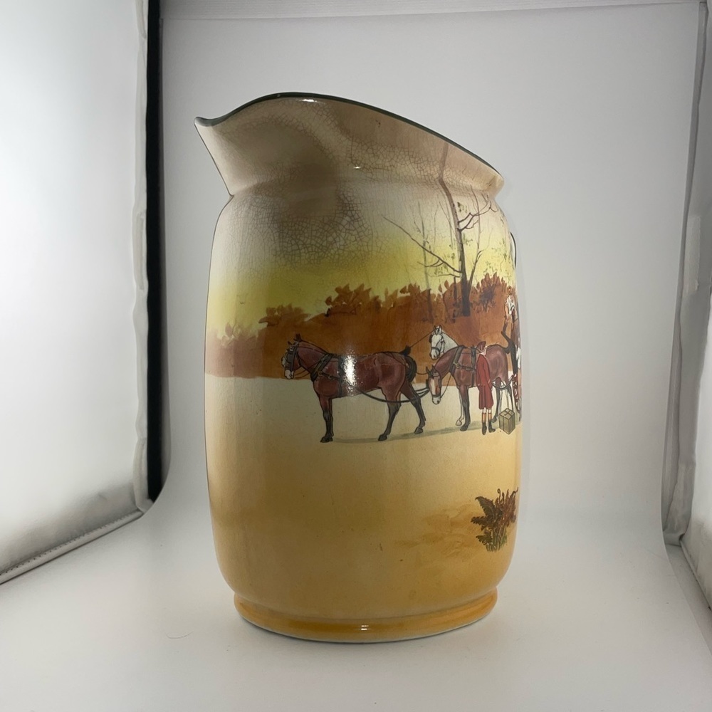 Royal Doulton Coaching Days water jug​​​​​​​​​​​​​ - Picture 2 of 9